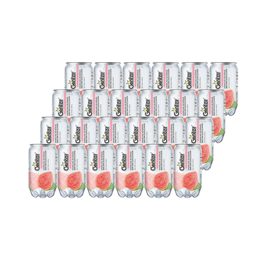 GLINTER SPARKLING PINK GUAVA CAN (350ML X 24) CARTON