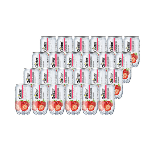 GLINTER SPARKLING STRAWBERRY CAN (350ML X 24) CARTON