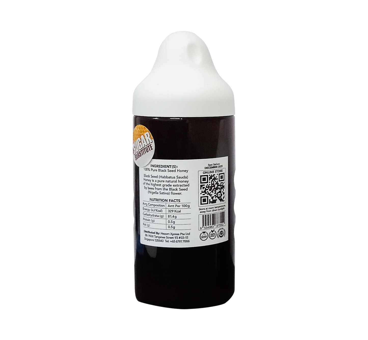 SHIFFA FAMILY BLACK SEED HONEY BOTTLE (400G)